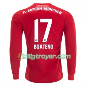 Billige Fotballdrakter FC Bayern München Jerome Boateng 17 Hjemmedraktsett 2019/20 Langermet